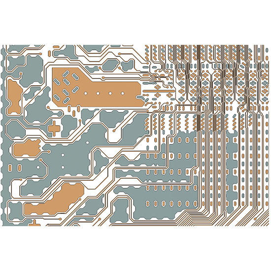 Einlagiges Leiterplattenlayout